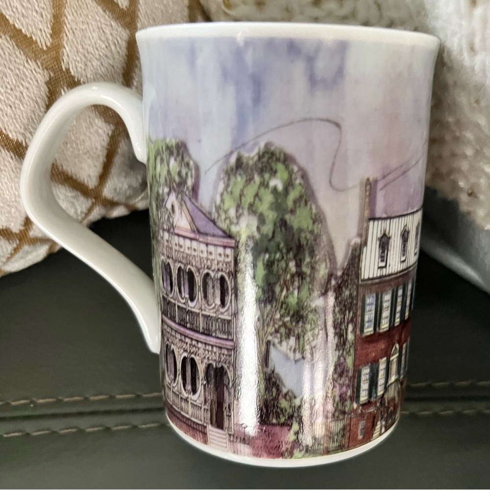 SAVANNAH Historic Scenic COFFEE Tea CUP Patsy Gullett FINE PORCELAIN 10 oz. Mug